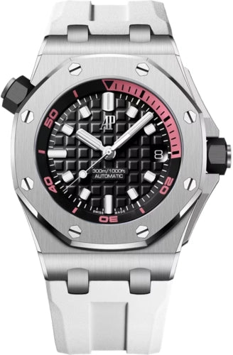 Audemars Piguet Royal Oak Offshore Diver 42mm Steel Black Dial - 15720ST.OO.A010CA.01