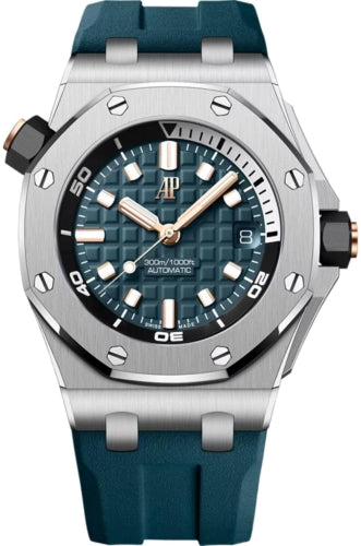 Audemars Piguet Royal Oak Offshore Diver 42mm Steel Blue Dial - 15720ST.OO.A403CA.01