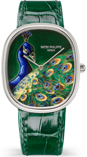 Patek Philippe Golden Ellipse 5738 White Gold / Blue Peacock - 5738/50G-041