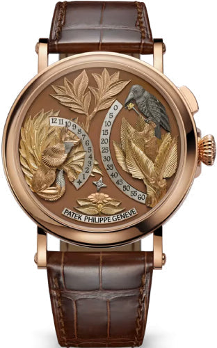 Patek Philippe Complications Hour and Minute On Demand Automaton The Crow and the Fox - 5249R-001