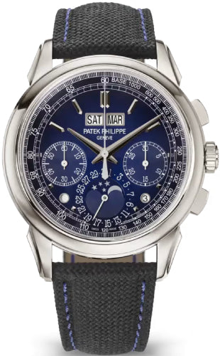 Patek Philippe Grand Complications Perpetual Calendar Chronograph Platinum / Blue - 5270P-016