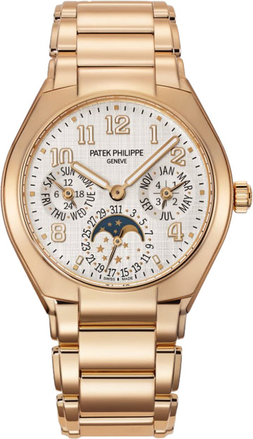 Patek Philippe Twenty~4 36mm Perpetual Calendar Rose gold Silvery Dial - 7340/1R-001