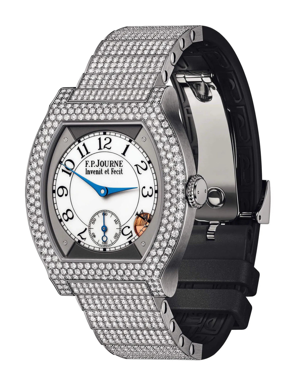 F.P.Journe élégante 40 Titanium 12 Rows of Diamonds with Set Bracelet - 1210