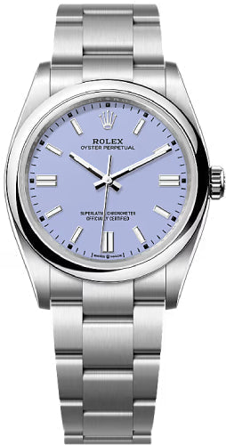Rolex Oyster Perpetual 36 Lavender Dial Oyster Bracelet - 126000