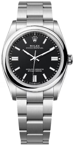 Rolex Oyster Perpetual 36 Black Dial Oyster Bracelet - 126000