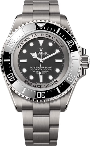 Rolex Deepsea Challenge 50mm Intense Black Dial Black Cerachrom Bezel RLX Titanium Oyster Bracelet - 126067