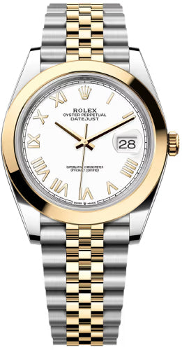 Rolex Datejust 41 Oystersteel And Yellow Gold White Dial Jubilee Bracelet - 126303