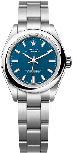 Rolex Oyster Perpetual 28 Blue Dial Oyster bracelet - 276200