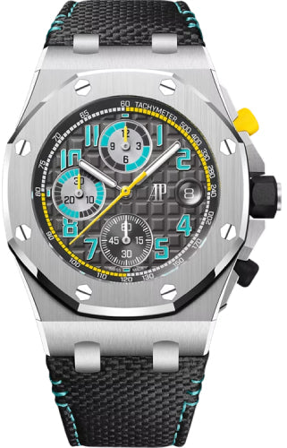 Audemars Piguet Royal Oak Offshore Titanium | Grey - Yellow | Bracelet | 26238TI.OO.A001VE.01
